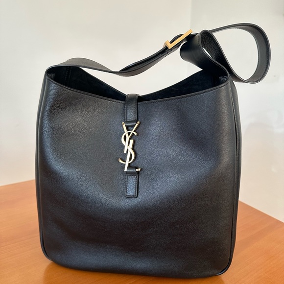 - Saint Laurent le 5 a 7 supple large shopper - Picture 1 of 9